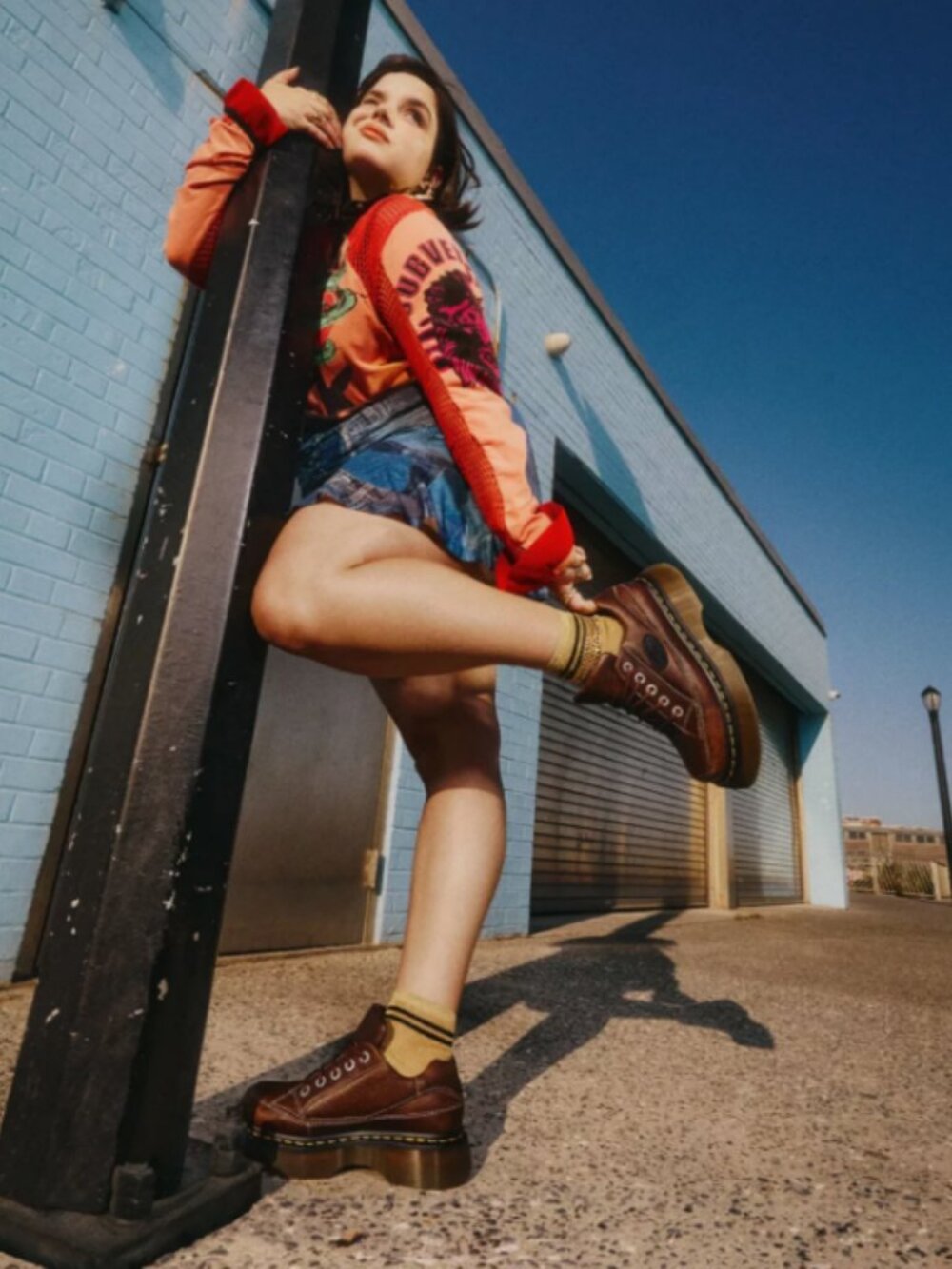 Grizzly Dark Brown~ Dr. Martens BUZZ 5-Eye Leather Shoes MSRP$210 CUTE &CHIC - Picture 11 of 16